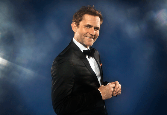 Rickard Olsson, programledare för Idrottsgalan 2014. Foto: Janne Danielsson/SVT.