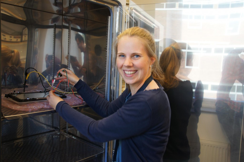  Verena Klass, forskare i elektrokemi på KTH. Foto: Henrik Lundgren. 