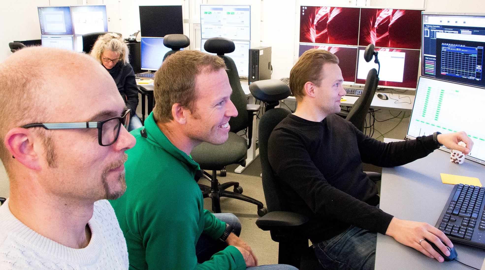 Control room MAXIV. Foto: MAXIV laboratory.