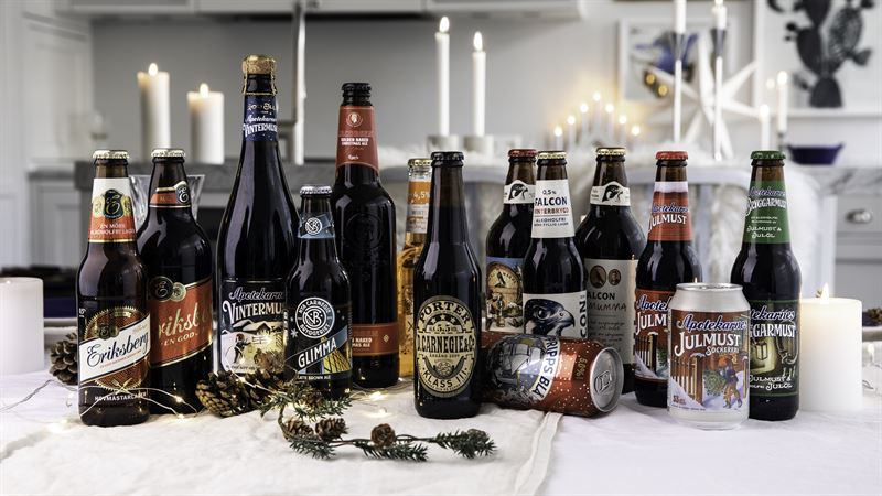 Carlsberg Sveriges juldrycker. Foto: Carlsberg Sverige